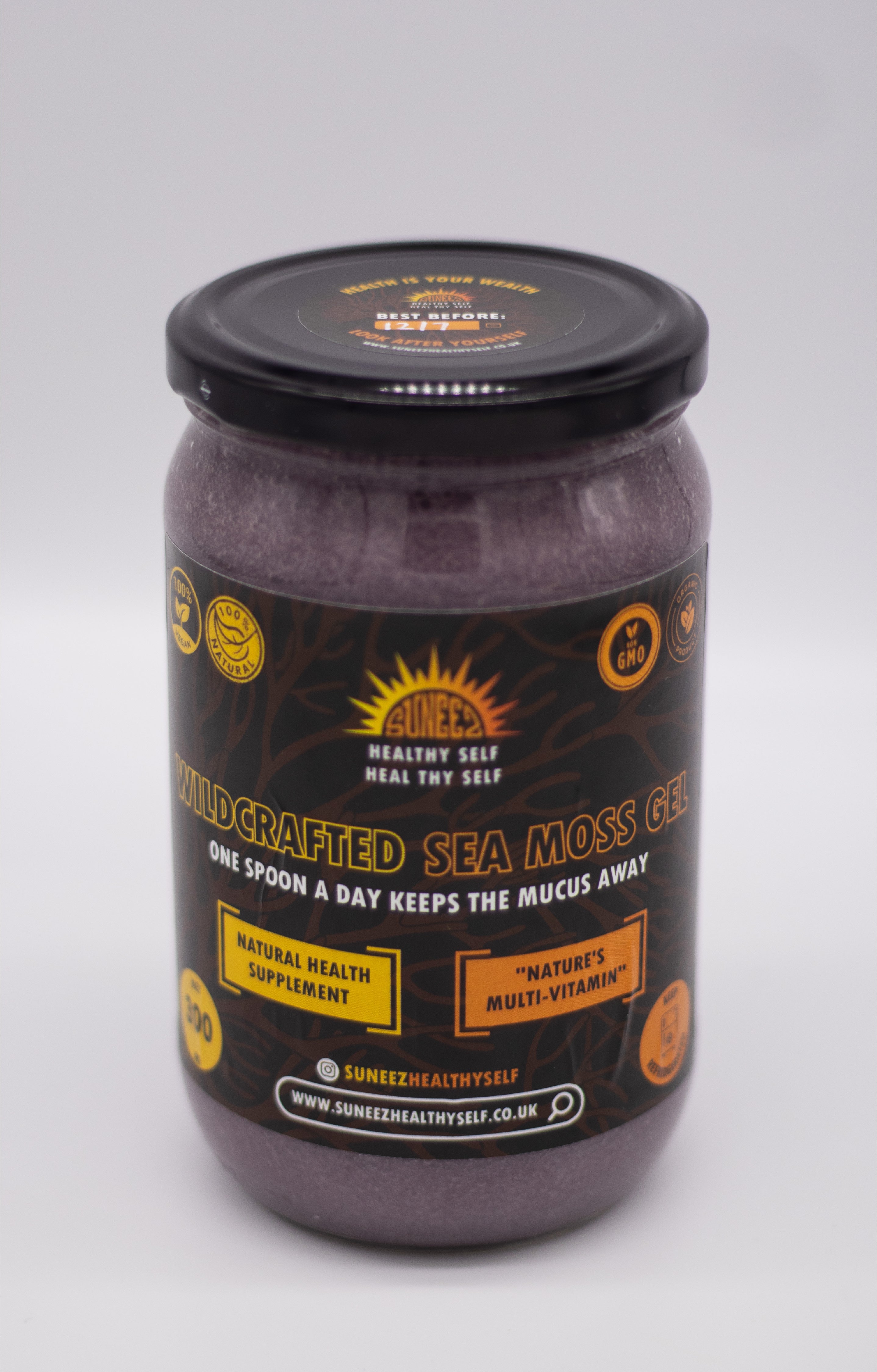 Plain Purple Wildcrafted Sea Moss Gel