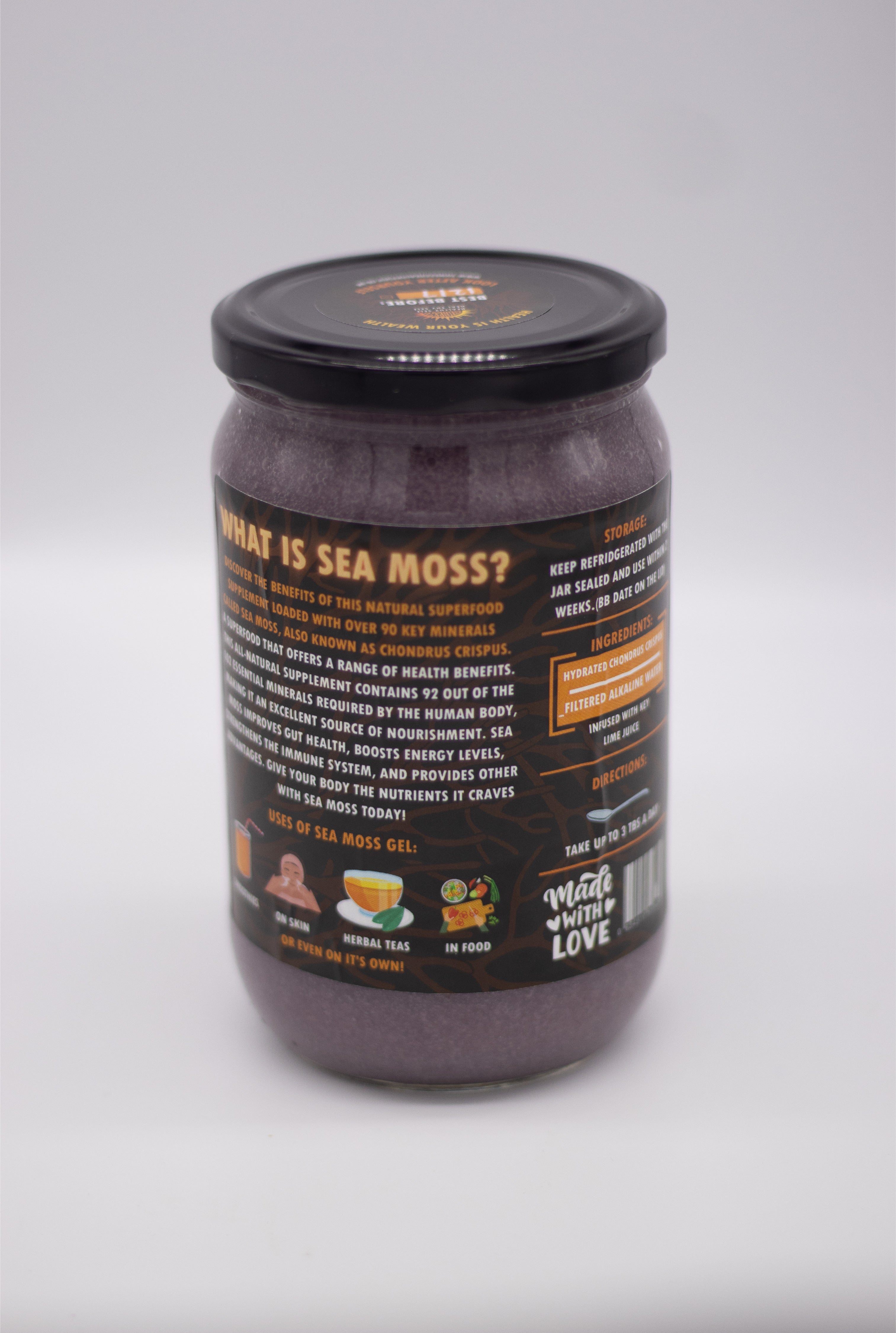 Plain Purple Wildcrafted Sea Moss Gel