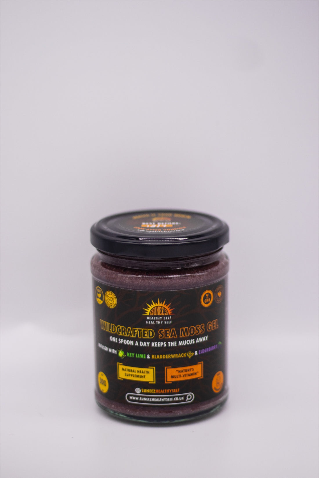 Elderberry & Key Lime - Purple WildCrafted Sea Moss Gel