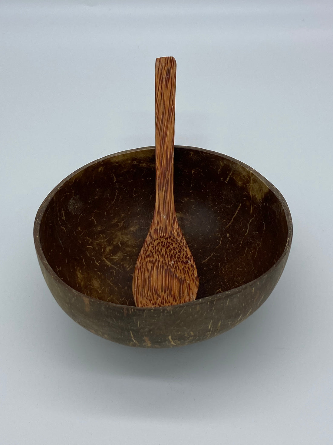 Premium Coconut Bowls + Spoons (Set of 2)