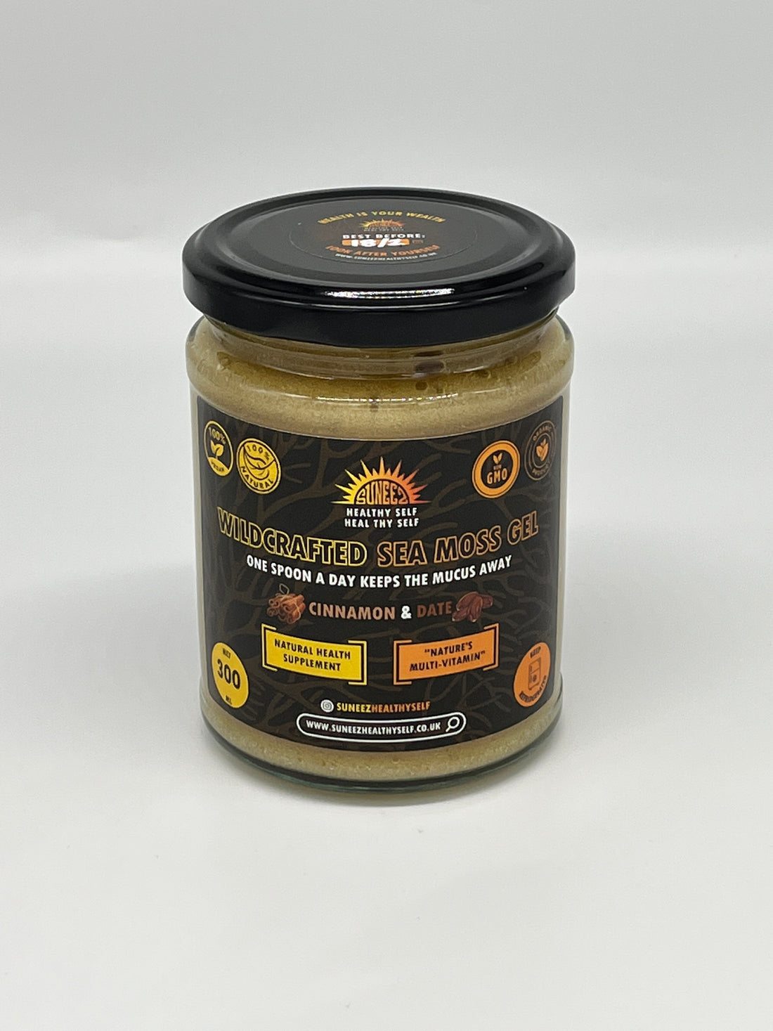 Cinnamon &amp; Date - Wildcrafted Sea Moss Gel