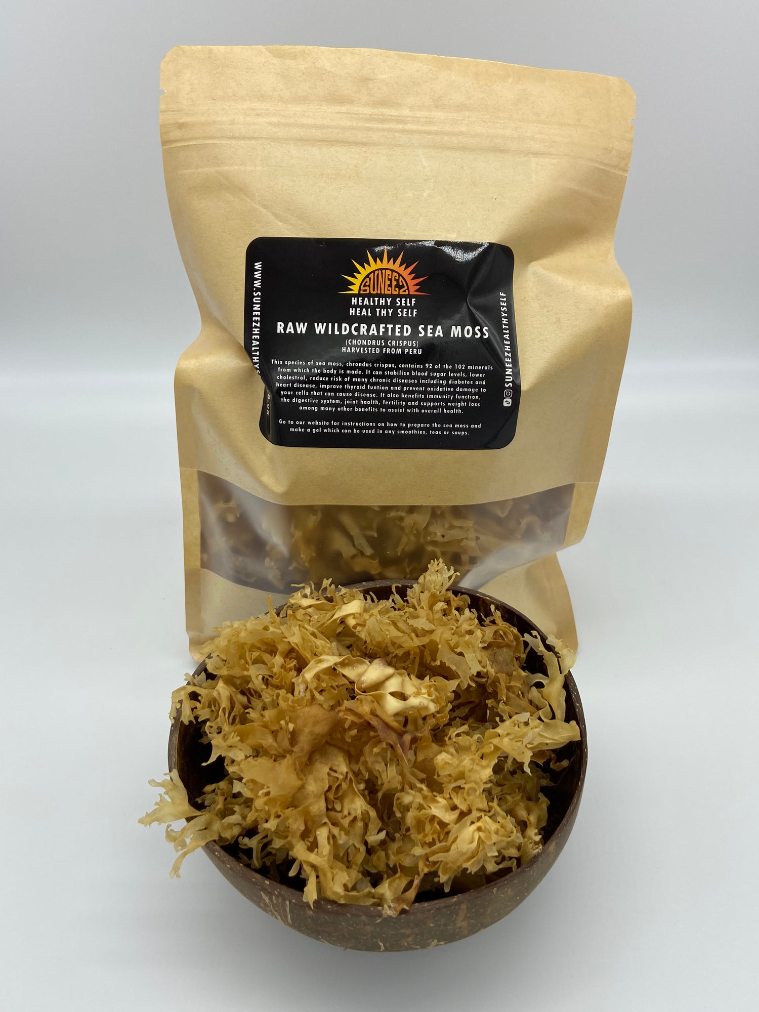 Raw Golden Wildcrafted Sea Moss
